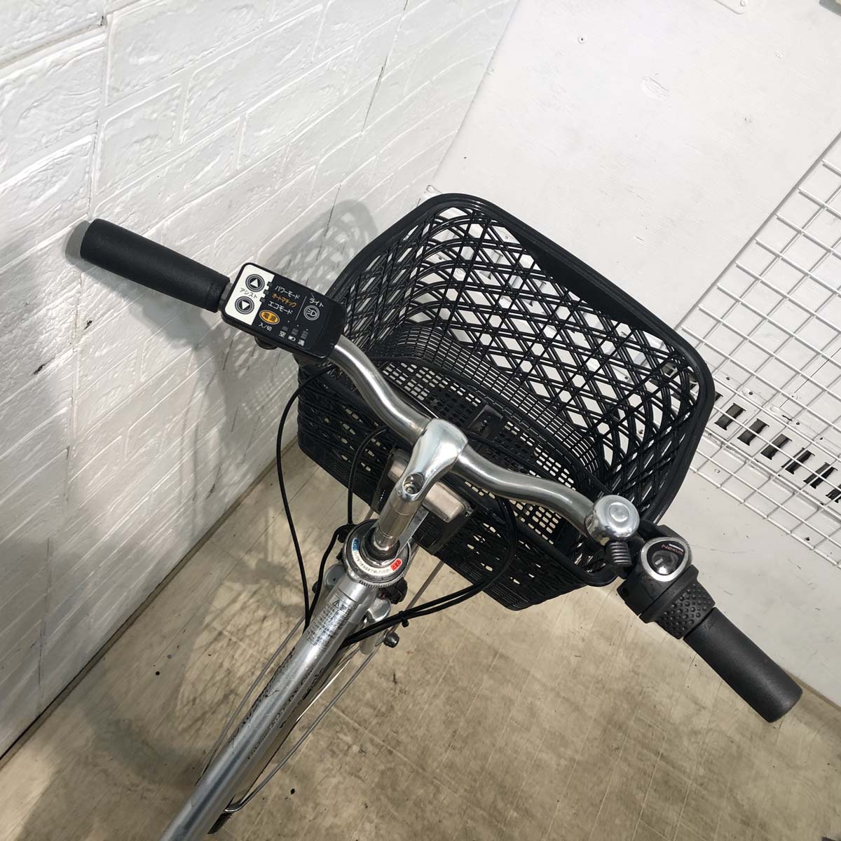 中古電動自転車 パナソニック ビビ DX シティ シルバー 27インチ YC084