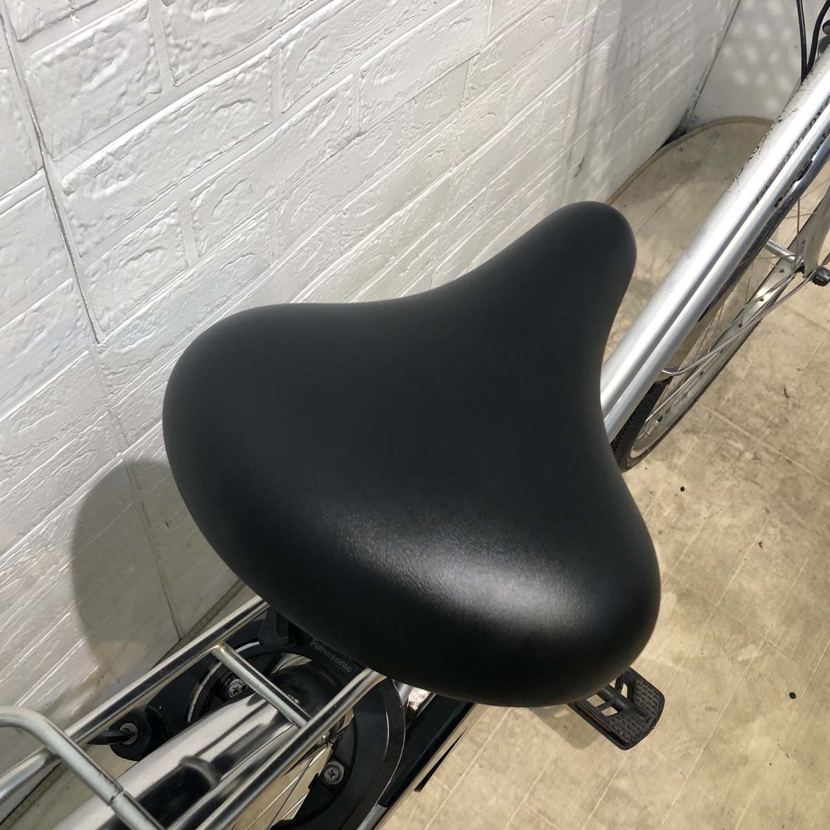 中古電動自転車 パナソニック ビビ DX シティ シルバー 27インチ YC084