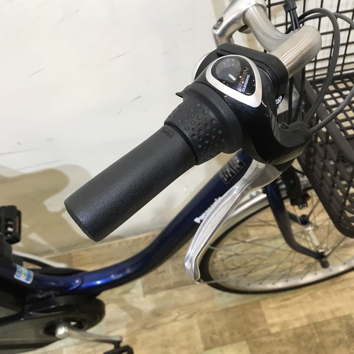中古電動自転車 パナソニック ビビ L ネイビー 24インチ KB073 