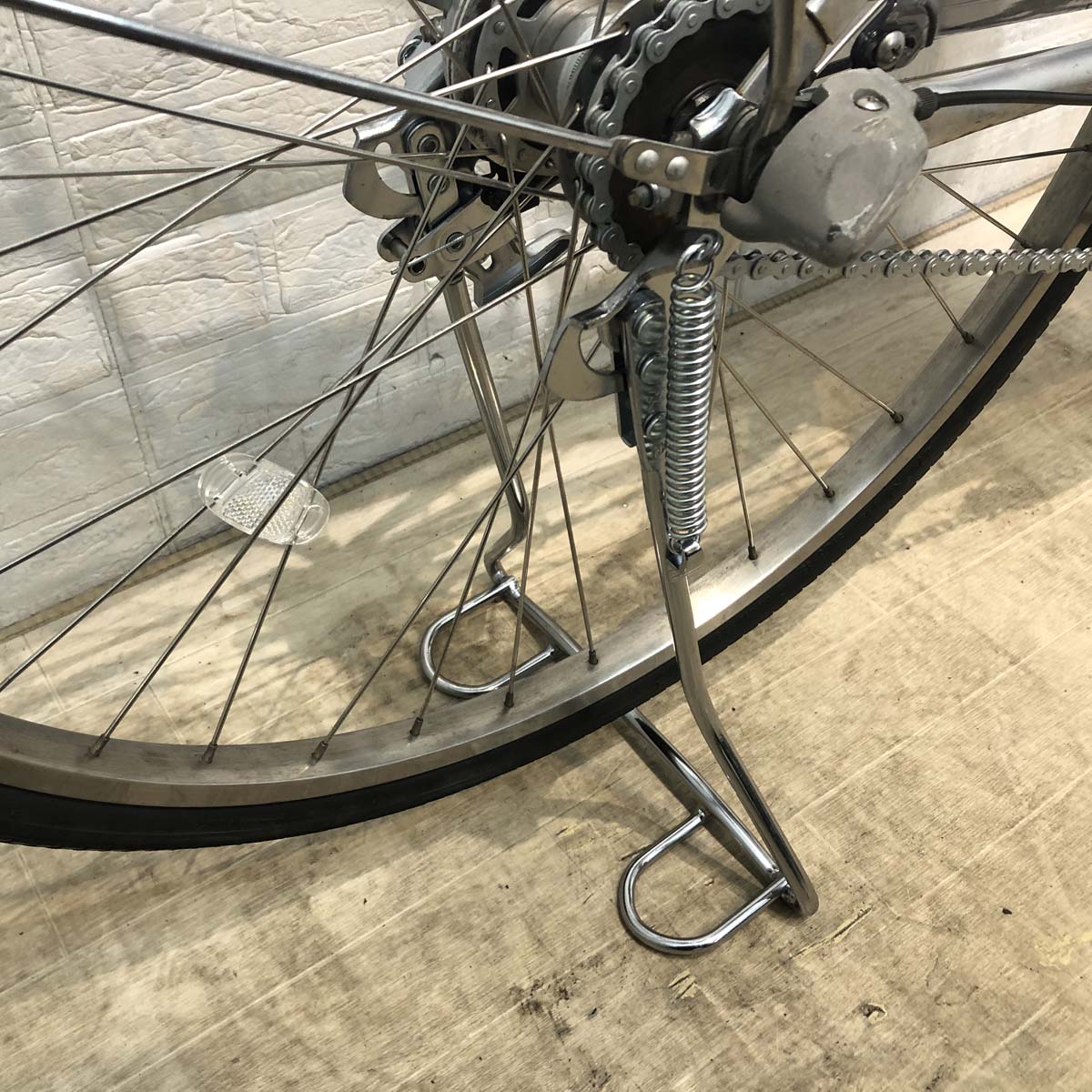 中古電動自転車 パナソニック ビビ DX シティ シルバー 27インチ YC084