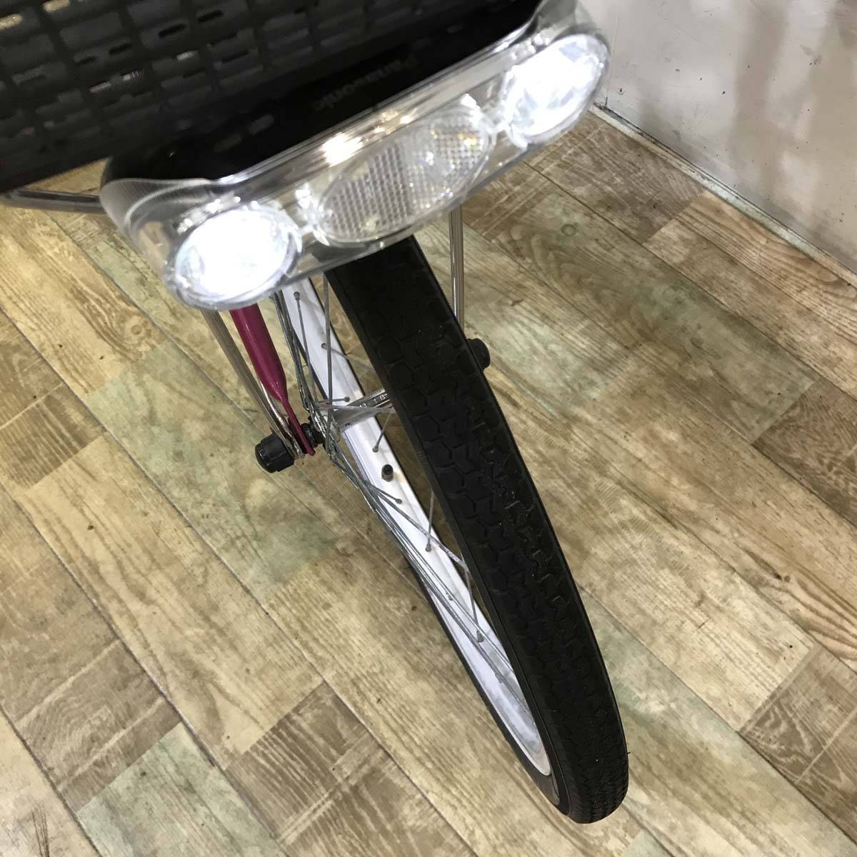 中古電動自転車 パナソニック ビビSS 20 ピンク 20インチ KG079