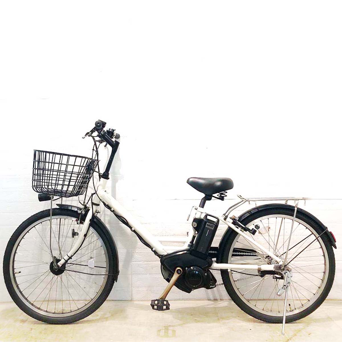 中古電動自転車 ブリヂストン アシスタ ユニ ホワイト 24インチ YD001 