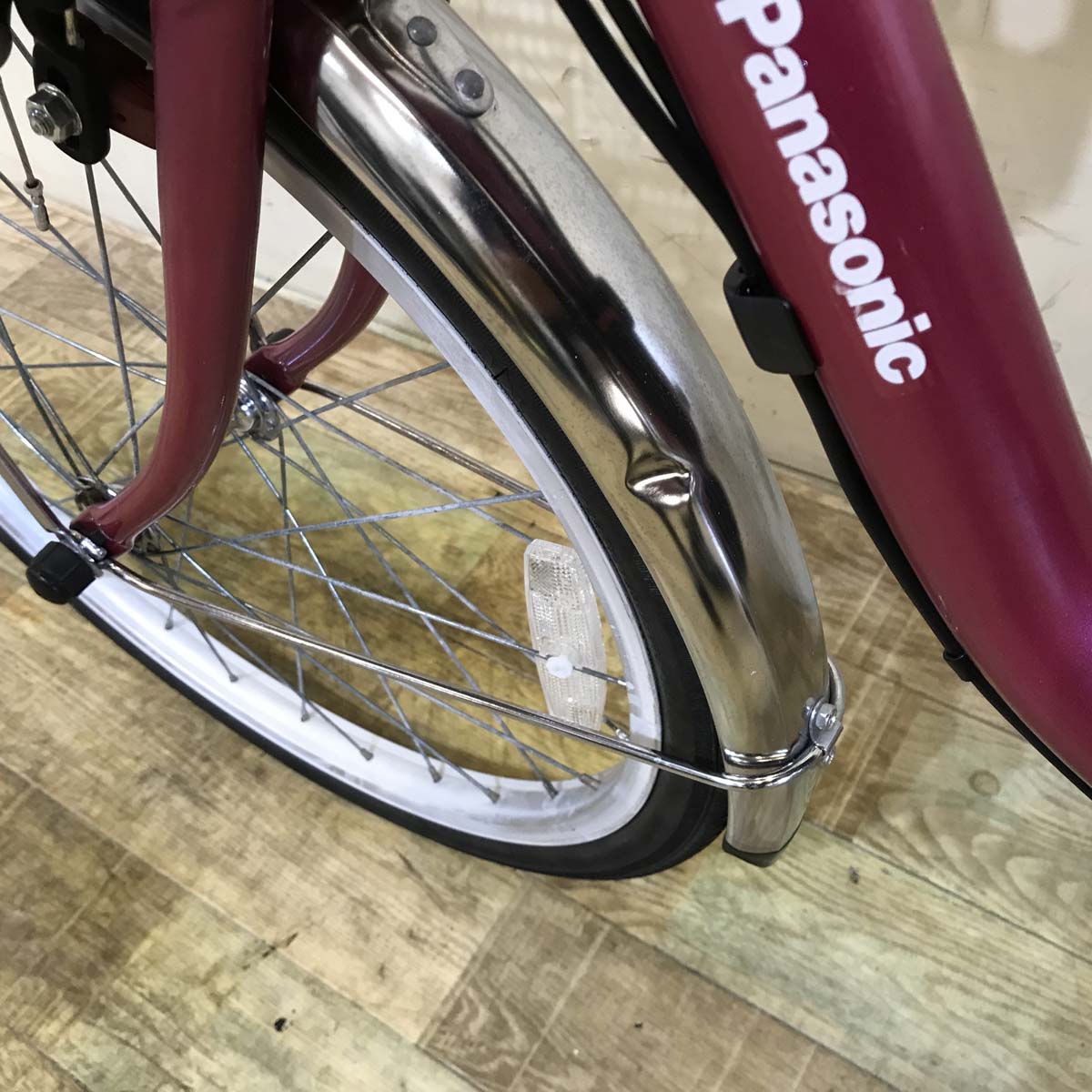 中古電動自転車 パナソニック ビビSS 20 ピンク 20インチ KG079