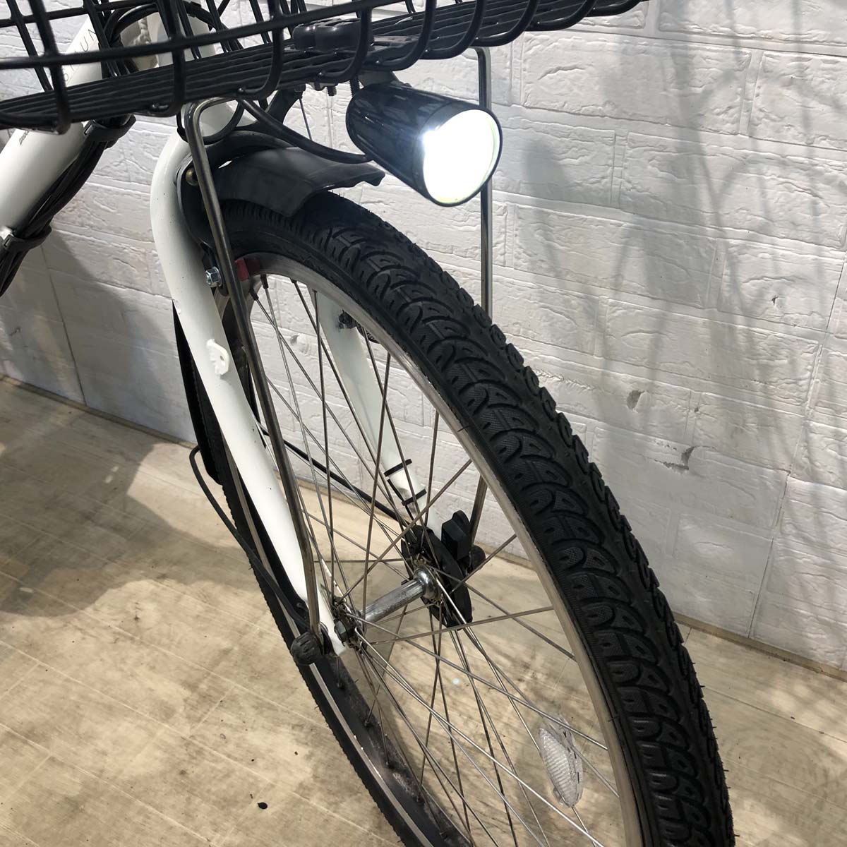 中古電動自転車 ブリヂストン アシスタ ユニ ホワイト 24インチ YD001 