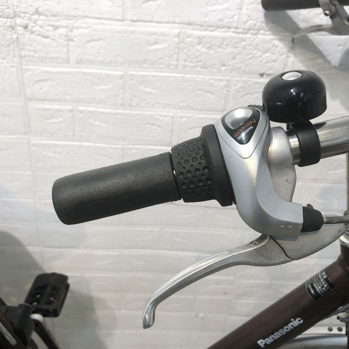 中古電動自転車 パナソニック ビビLU ブラウン 26インチ YH107