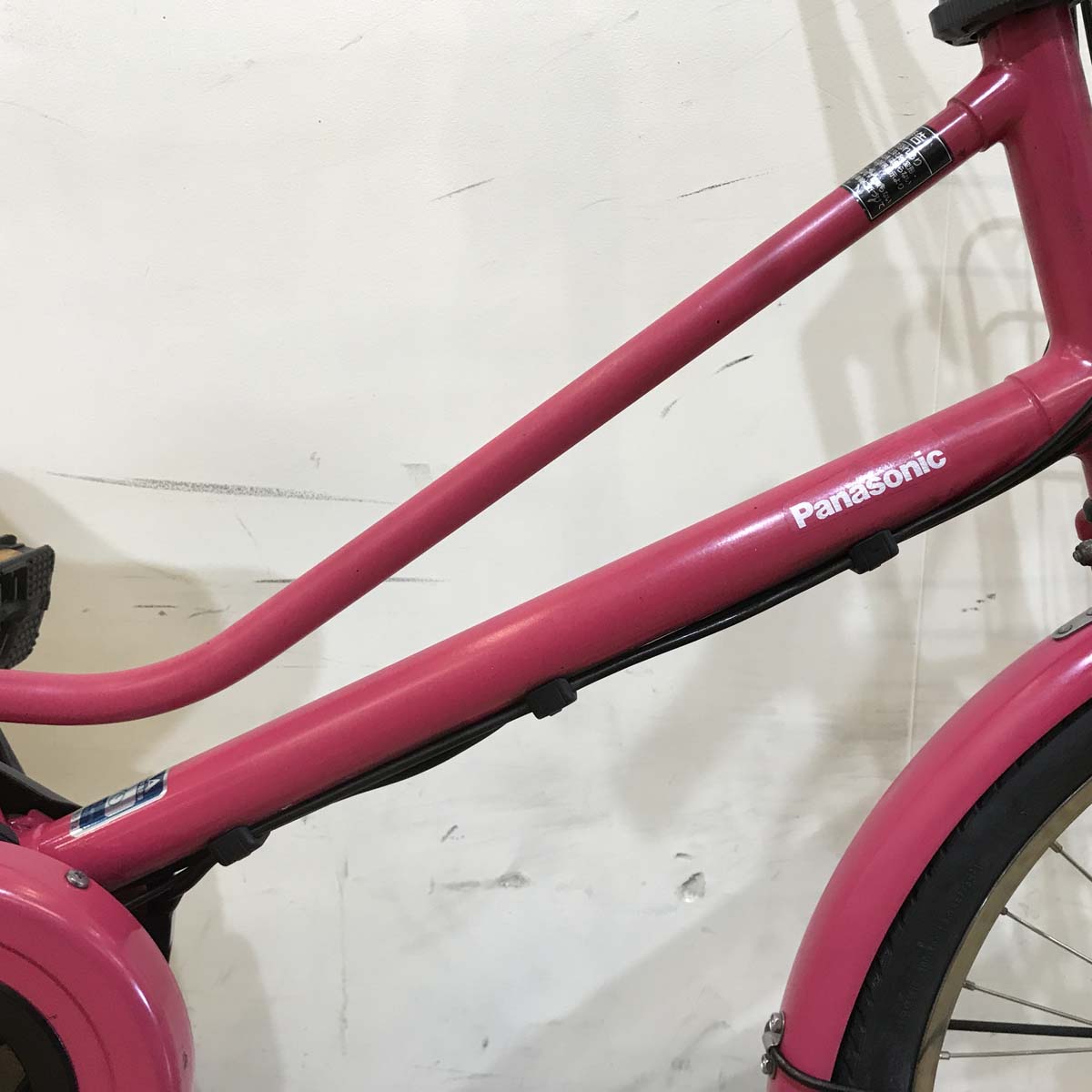中古電動自転車 パナソニック ララ5ミニ ピンク 20インチ KG080