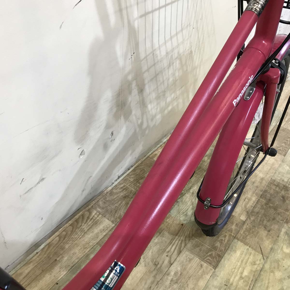 中古電動自転車 パナソニック ララ5ミニ ピンク 20インチ KG080
