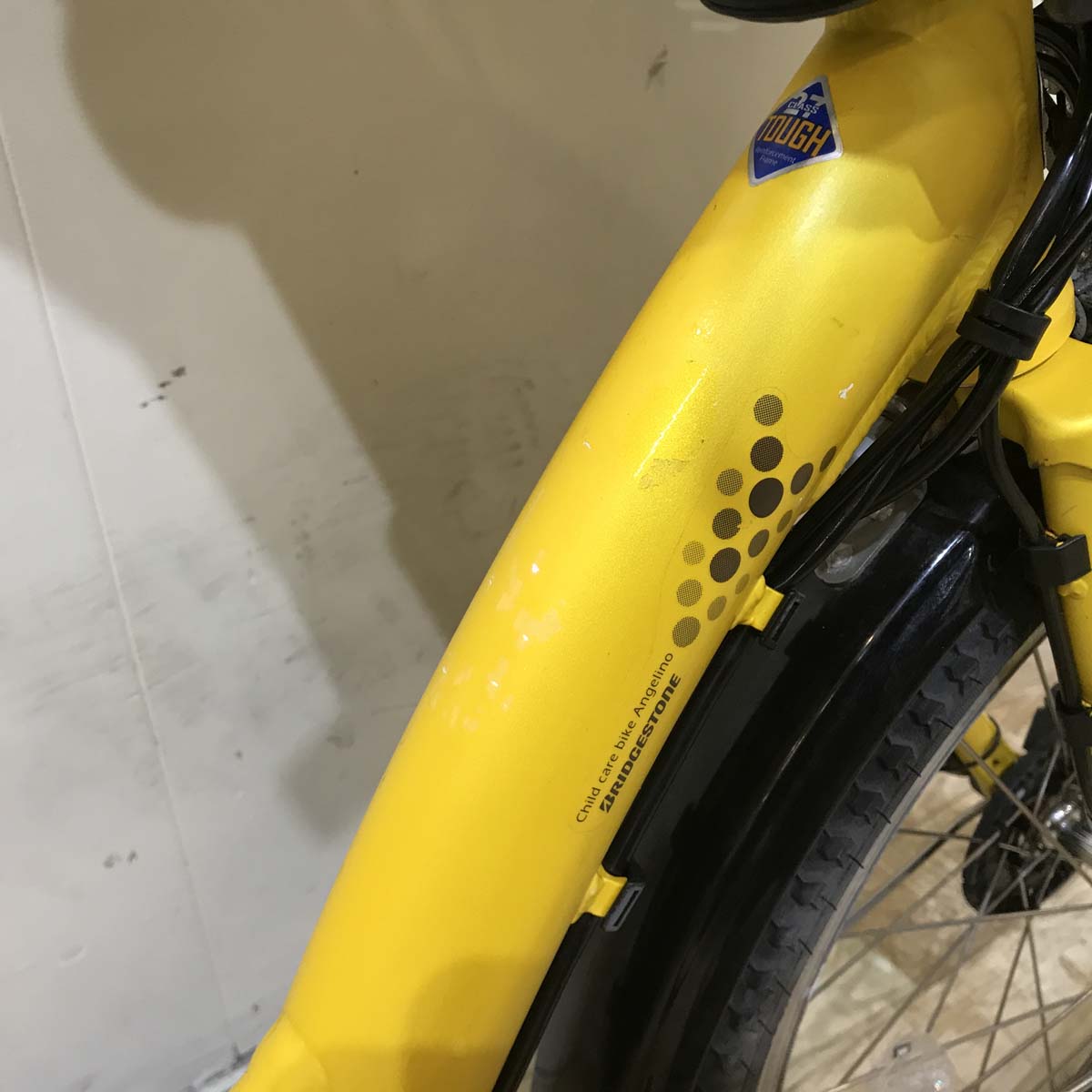 ブリヂストン アンジェリーノ プティット e イエロー 20インチ KS087【中古車】