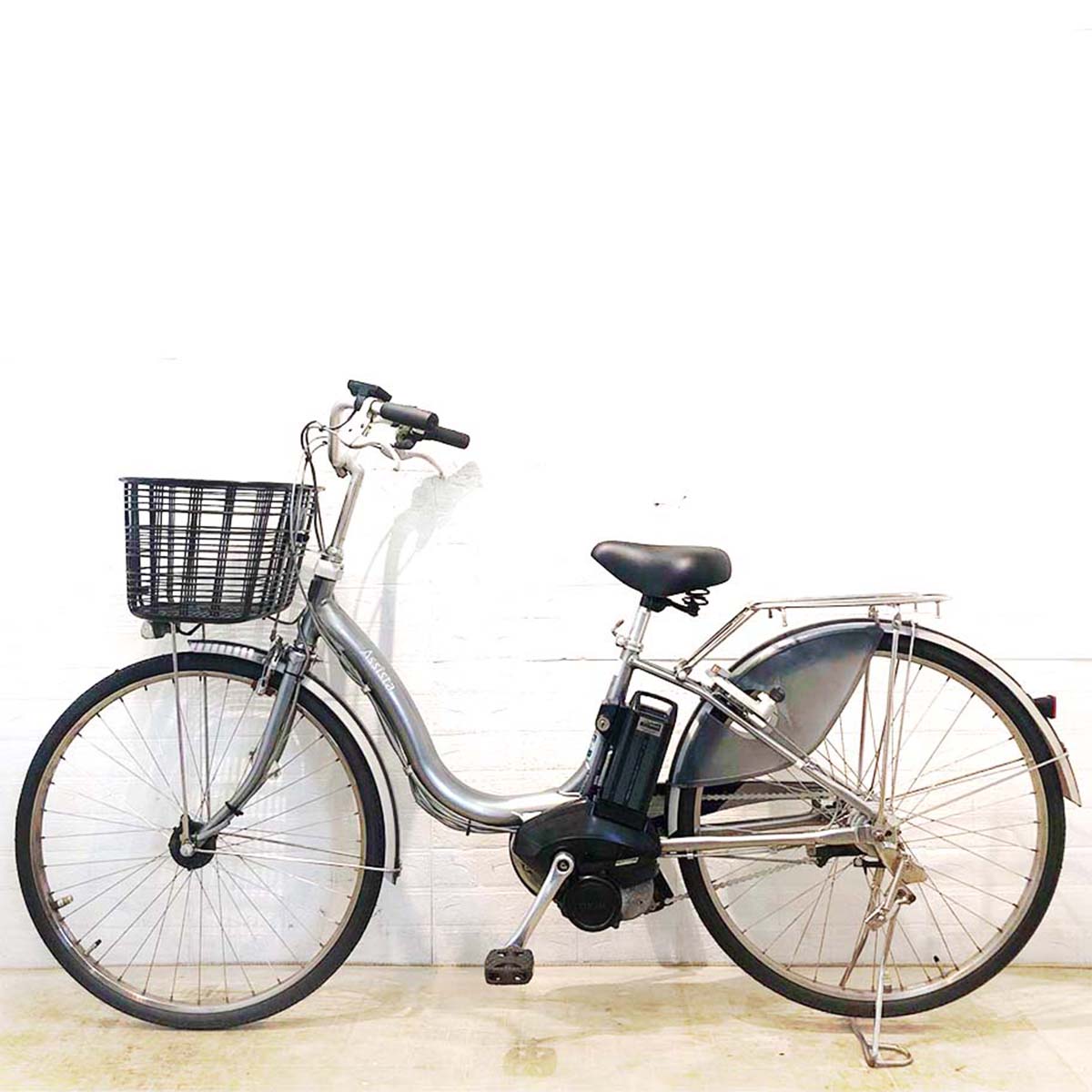 中古電動自転車 ブリヂストン アシスタ DX シルバー 26インチ YD002