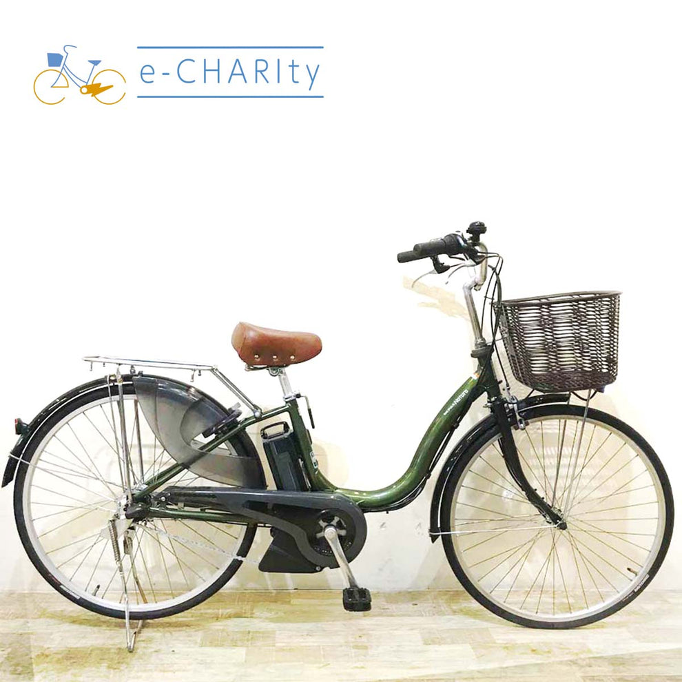 中古電動自転車 ヤマハ PAS ナチュラ M グリーン 26インチ KA123 – e-CHARIty
