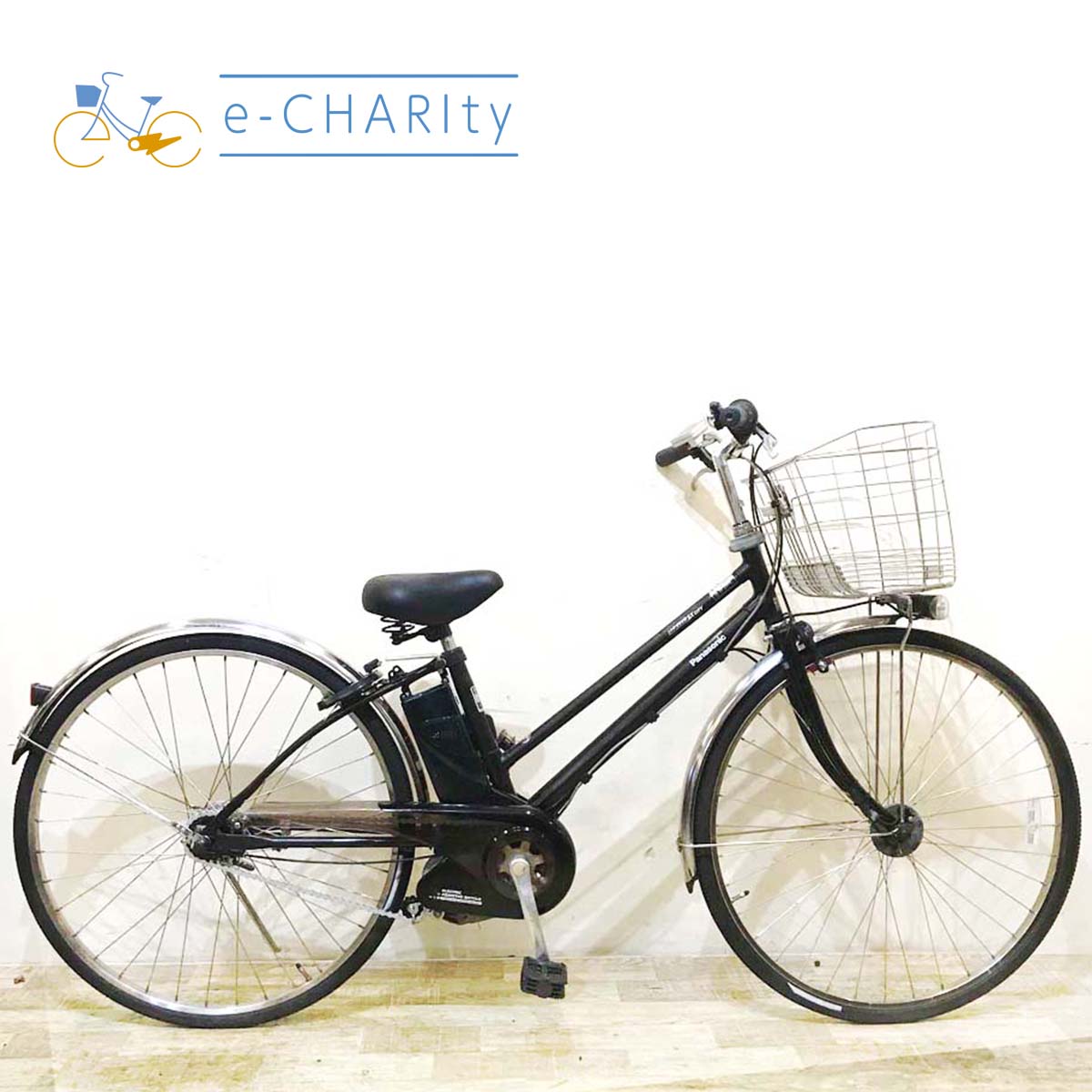 中古電動自転車 パナソニック ビビ SX シティ ブラック 27インチ KB025