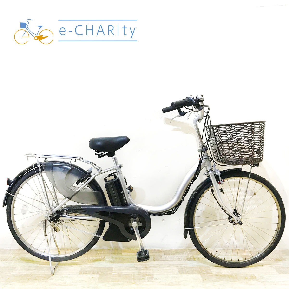 中古電動自転車 ヤマハ PAS ナチュラ S シルバー 24インチ KB048 