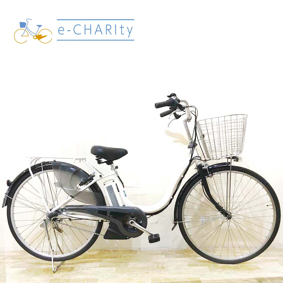 中古電動自転車  ヤマハ PAS Cheer パス チア ホワイト 26インチ KC013