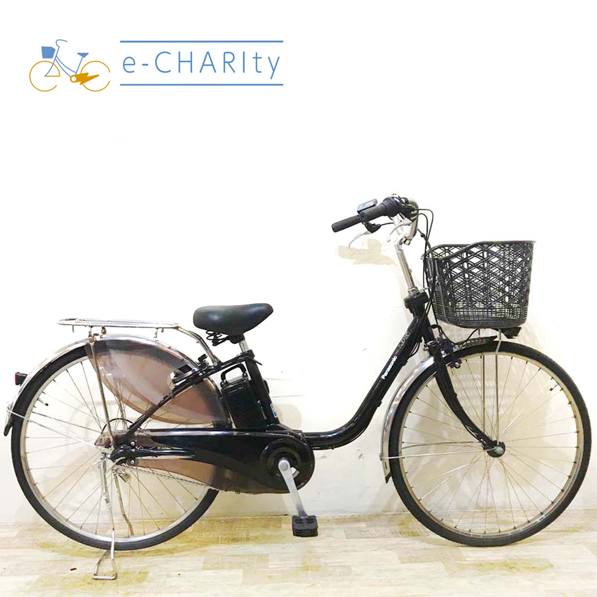 中古電動自転車  パナソニック ビビ DX ブラック 26インチ KC030