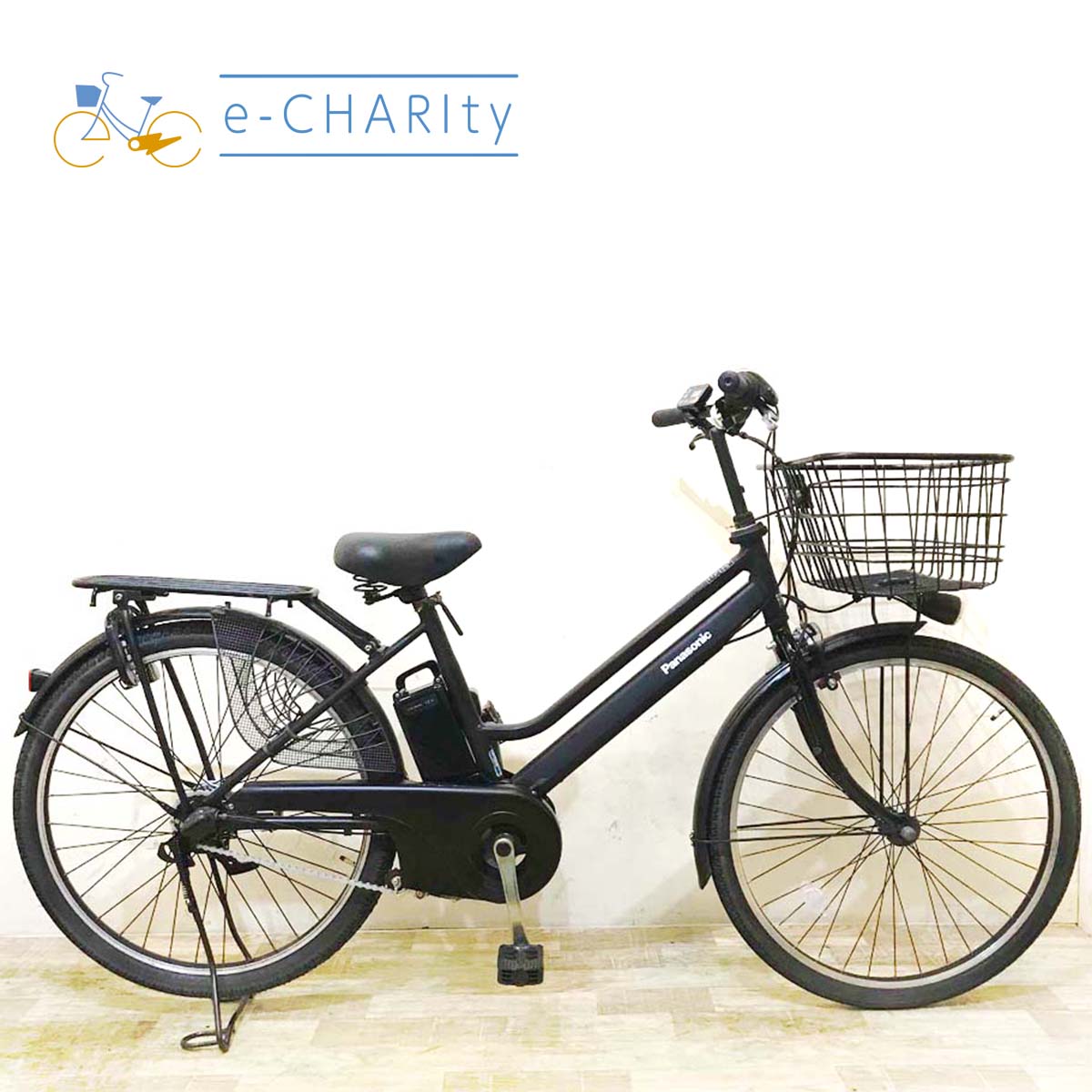 中古電動自転車  パナソニック TIMO S ティモ S ブラック 26インチ KC051