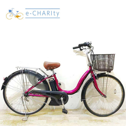 ヤマハ PAS ナチュラ L ピンク 26インチ KC053 【中古車】