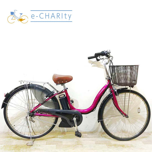 ヤマハ PAS ナチュラ L ピンク 26インチ KC053 【中古車】