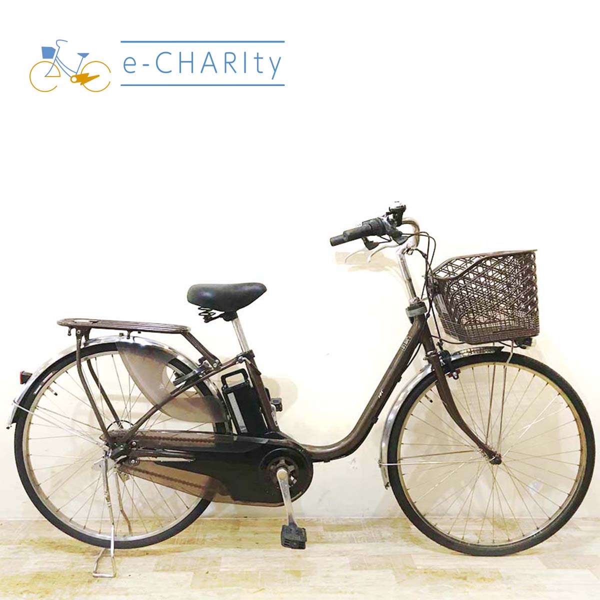 中古電動自転車  パナソニック ビビ DX ブラウン 26インチ KC093
