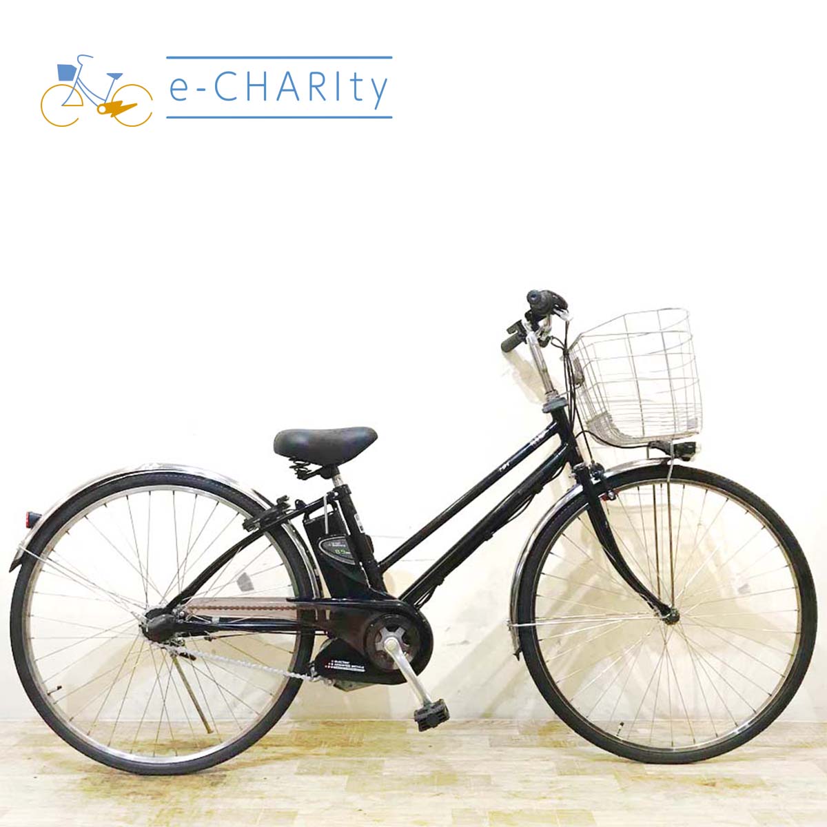 中古電動自転車 パナソニック ビビ DX シティ ブラック 27インチ KC098