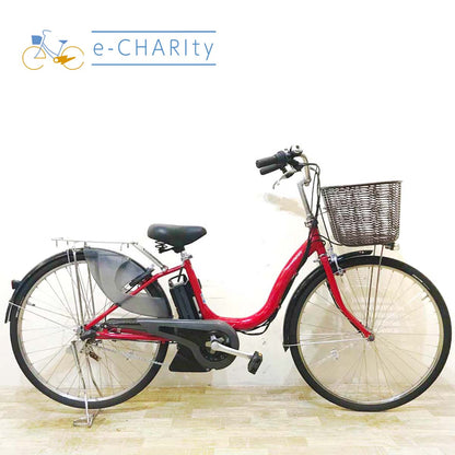 ヤマハ PAS ナチュラ XL レッド 26インチ KD066 【中古車】
