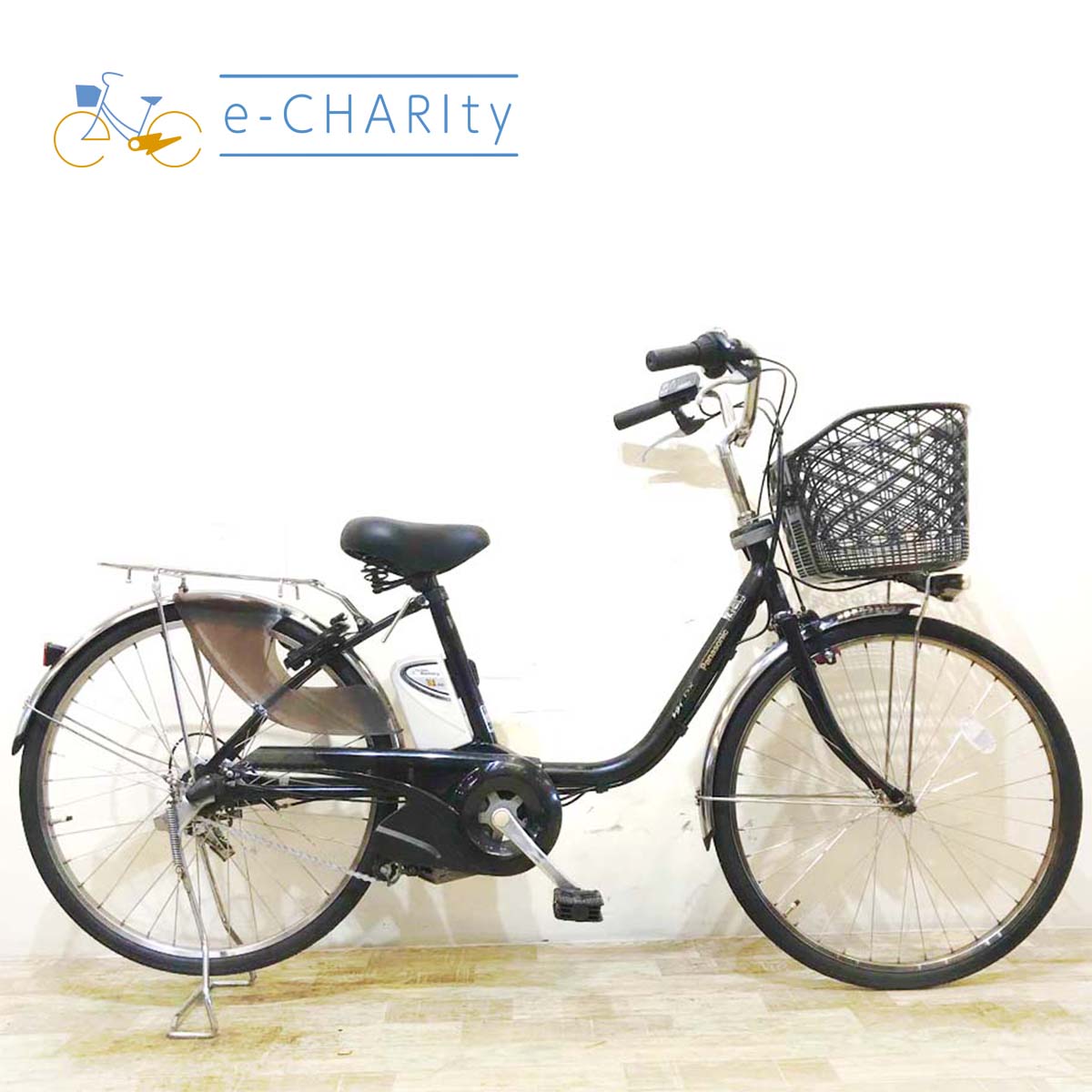 中古電動自転車 パナソニック ビビ DX ブラック 24インチ KD069