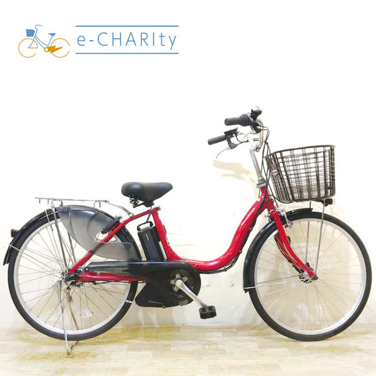 ヤマハ PAS ナチュラ S レッド 24インチ KD076【中古車】