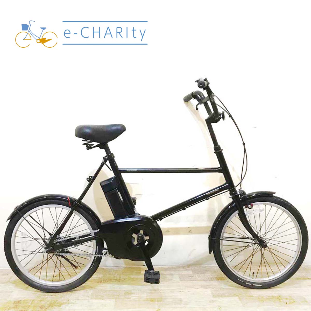 中古電動自転車 パナソニック エネモービル S ブラック 20インチ KD113  【中古車】