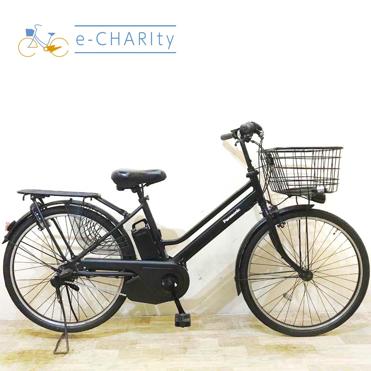 中古電動自転車 パナソニック TIMO S ティモ S ブラック 26インチ KE011 