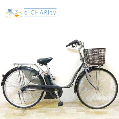 ヤマハ PAS ナチュラ M シルバー 26インチ KE019 【中古車】