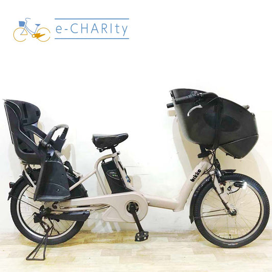 ブリヂストン bikke POLAR e ビッケ ポーラー イー ベージュ 20インチ KE024【中古車】