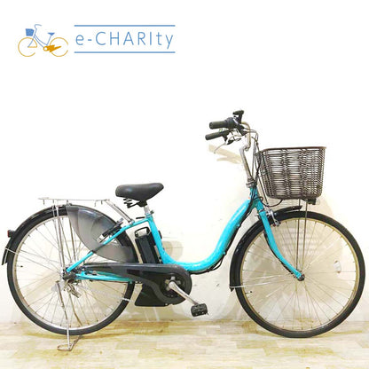 ヤマハ PAS ナチュラ XL ブルー 26インチ KE059 【中古車】