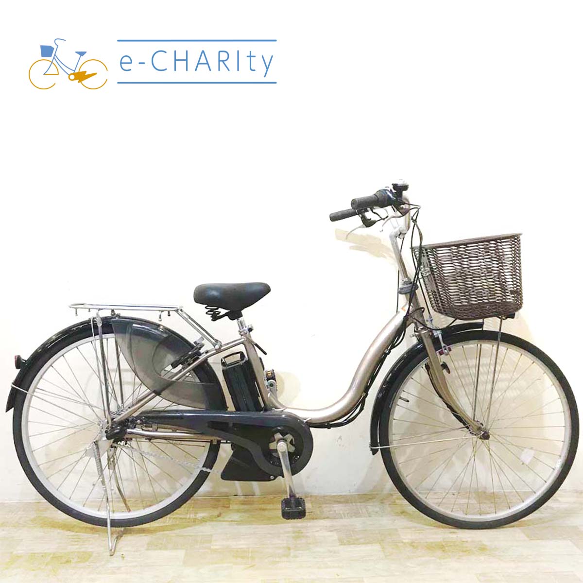 中古電動自転車 ヤマハ PAS ナチュラ M ゴールド 26インチ KE068