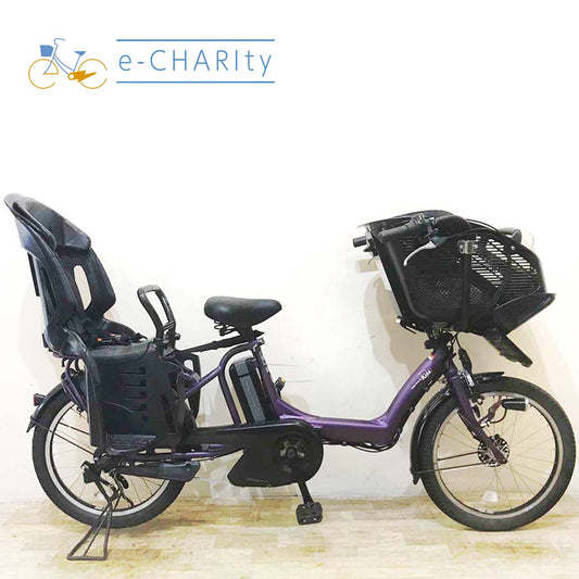 ヤマハ PAS Kiss mini パス キッス ミニ パープル 20インチ KE113【中古車】