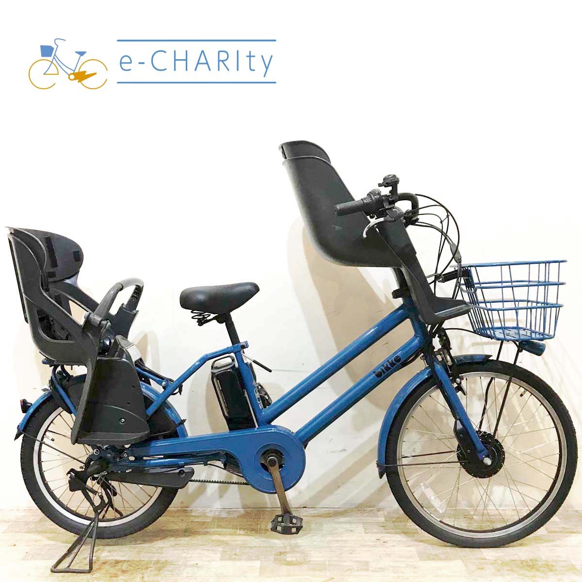 B711★整備済み　中古電動自転車　BS　アシスタ　ライトブルー　バッテリー新品8.9Ah★【24インチ】 中古電動自転車特価 ¥100,001以上｜パナソニック・ヤマハ