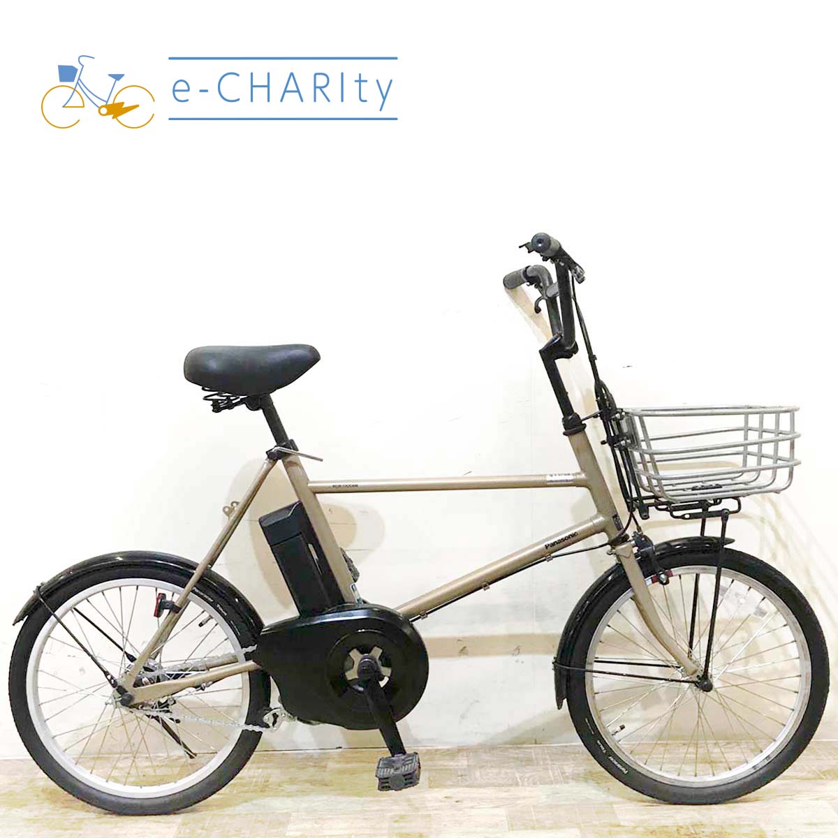 中古電動自転車 パナソニック エネモービル S ゴールド 20インチ KF108