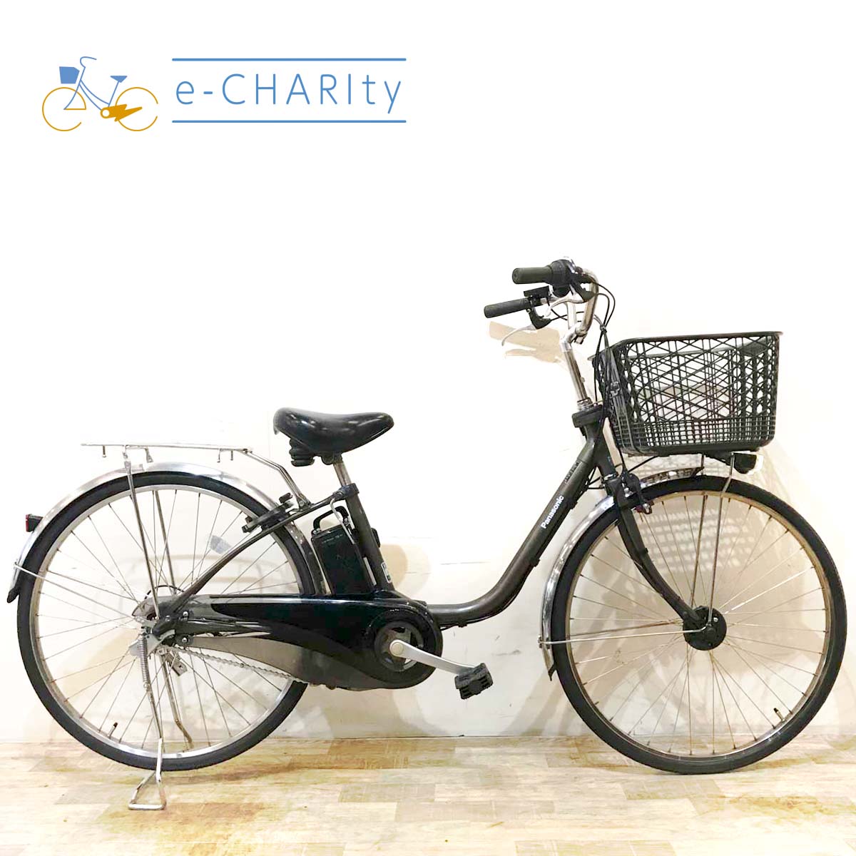 【中古電動自転車ビビEX】美品❗️10ahバッテリー　一年使用　26インチ　紫　SALE中❗️若林自転車　値段交渉OK❗️ 中古電動自転車 パナソニック ビビ DX オレンジ 26インチ YX050 – e