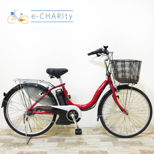 ヤマハ PAS ナチュラ M レッド 24インチ KQ108【中古車】