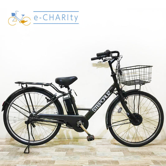 ブリヂストン ステップクルーズ e カーキ 26インチ KR018 【中古車】