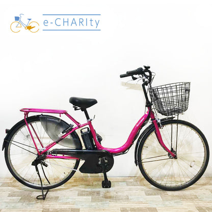 ヤマハ PAS ナチュラ L ピンク 26インチ KR073  【中古車】