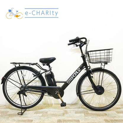 ブリヂストン ステップクルーズ e カーキ 26インチ KS029 【中古車】
