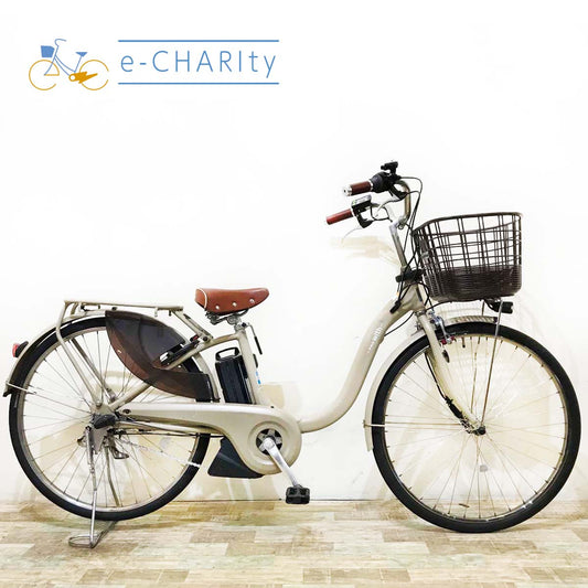 ヤマハ PAS With パス ウィズ ベージュ 26インチ KT114  【中古車】