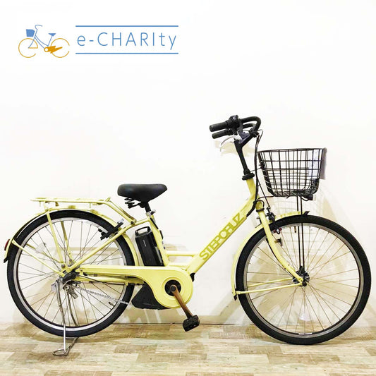 ブリヂストン ステップクルーズ e イエロー 26インチ KV018 【中古車】