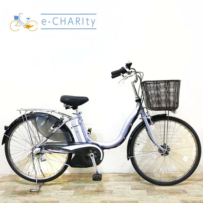 ヤマハ PAS ナチュラ L パープル 24インチ KV029  【中古車】