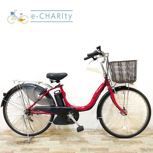 ヤマハ PAS ナチュラ L レッド 24インチ KV120【中古車】