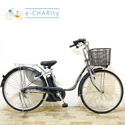 ヤマハ PAS ナチュラ M シルバー 26インチ KW023 【中古車】