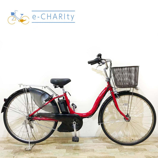 ヤマハ PAS ナチュラ L レッド 26インチ KW043 【中古車】