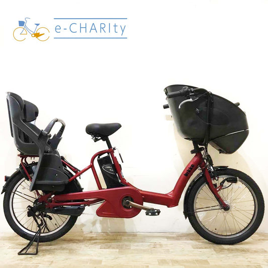 ブリヂストン bikke POLAR e ビッケ ポーラー イー レッド 20インチ KX069【中古車】