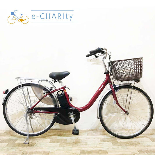 パナソニック ビビ L レッド 26インチ KY004  【中古車】