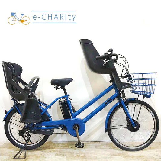 ブリヂストン bikke GRI ビッケ グリ ブルー 前24×20インチ KY123  【中古車】