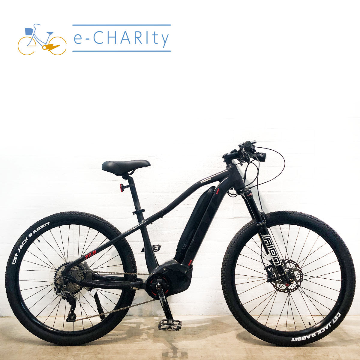 電動自転車 パナソニック XM2 EWM240 ブラック 27.5インチ SR349Y e-MTB e-bike 【中古車】